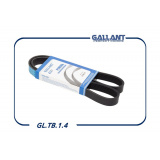 Ремень 6PK1115 генератора ВАЗ-LADA для 16V с ГУР и А/С # GALLANT™