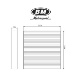 Фильтр салонный VAG Polo Sedan RUS с2010г->, Polo, Fabia II, Roomster... BM-Motorsport* 2777777205416