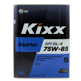 Масло трансмиссионное KIXX GEARTEC FF GL-4 75W85 полусинтетическое 4 л