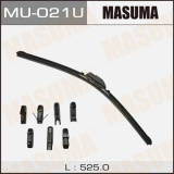 Щетка стеклоочистителя 21' (525мм) бескаркасная 1 шт MASUMA Nano Graphite