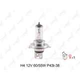 Лампа H4, 12V, 60/55W, P43T LYNXauto 1 шт. картон # LYNXauto * 4905601008959