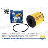 Фильтр масляный для FORD, Citroen C2, C3, C4, Xsara, Peugeot 1007, 206, 306, 407   #AMD* 8801735127015