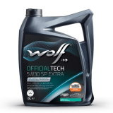 Wolf Officialtech SAE 5W-30, ACEA C3 SP EXTRA, синтетическое моторное масло 5 л.