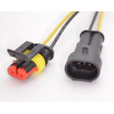 Колодка соединительная 2х конт. 1,5 мм герметичная (м+п) #TM Nord YADA* 4627095076206
