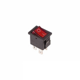 Выключатель клавишный 250V 6А (4с) ON-OFF красн свет Mini (RWB-207, SC-768) (в упак. 1шт.) REXANT