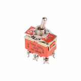 Тумблер 250V 15А (6c) ON-OFF-ON двухполюсный (KN-203) REXANT (в упак. 1шт.)