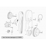 ремень ГРМ для Chery Bonus A13/A19, Amulet A11/A15., z97x21.8mm. (моторы 1.3i/1.6i), ContiTech* 2000999986642