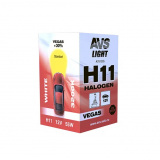 ЛАМПА галогеновая H11 PGJ19-2 12V 55W 1шт.  # AVS * 4627103781504