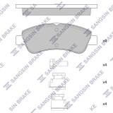 Колодки тормозные передние PEUGEOT Partner,207,307,1007 CITROEN C4,Berlingo