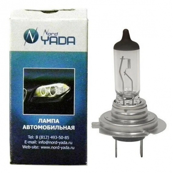 Лампа H7, 12V, 55W, PX26d #NORD YADA* 4627087989453 - 1