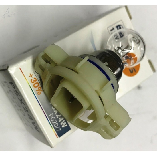 Лампа PG20/7, 12V, 24W, цоколь PSX24W SVS ( для ПТФ - Logan/Largus ). #SVS* 4627130064601 - 1