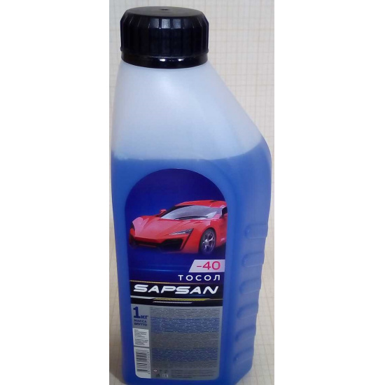 Тосол 40 готовый 1кг -40°С синий, # SAPSAN™ 4670003194028 - 1