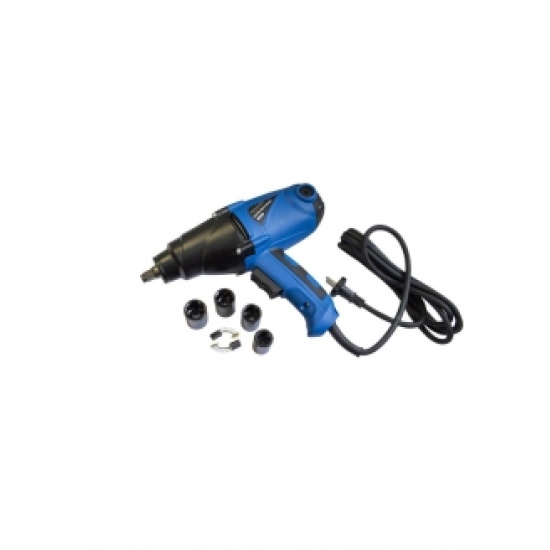 Гайковерт ударный электрический 1/2" (220-240V, 1010W, 500Нм) с комплектом головок (17, 19, 21, 22мм) - 1