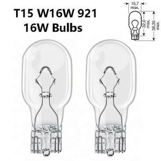 Лампа W16W 12V 16W ORIGINAL LINE W2.1x9.5d # GENERAL ELECTRIC* 043168215138/4008321100948 - 1