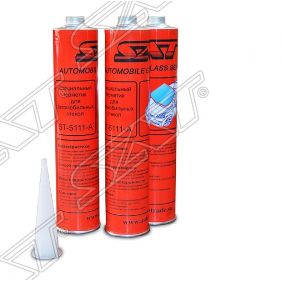 Герметик полиуретановый для вклейки стёкл 310ML SAT - 1