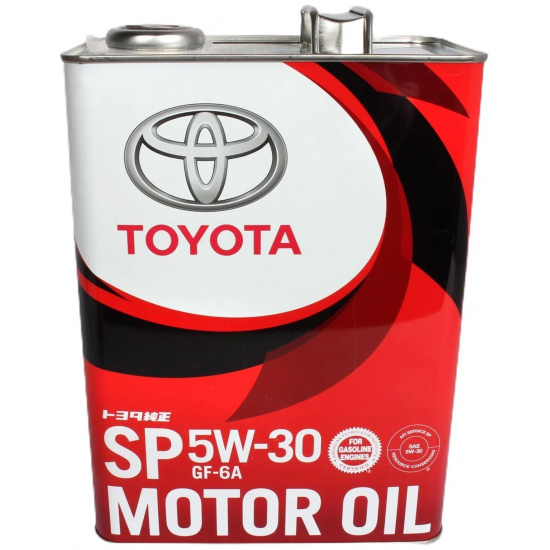 TOYOTA 5W-30 SP/GF-6 синтетика 4л. Масло моторное - 1