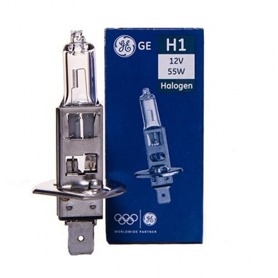 Лампа H1, 12V, 55W, P14,5s картон 1 шт. #GENERAL ELECTRIC* 9900010798809 - 1