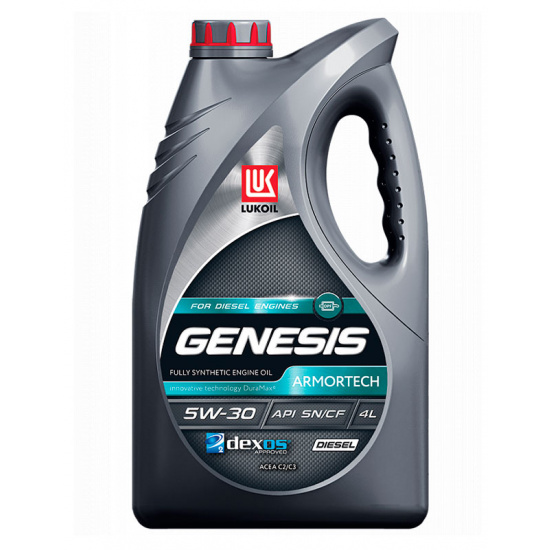 LUKOIL GENESIS ARMORTECH 5W-30 DIESEL dexos2™, C2/C3. масло моторное синтетическое # LUKOIL* - 1