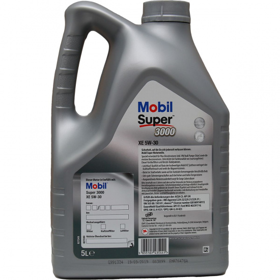 Mobil Super 3000 XE 5W-30 Моторное масло, 5 л. - 1
