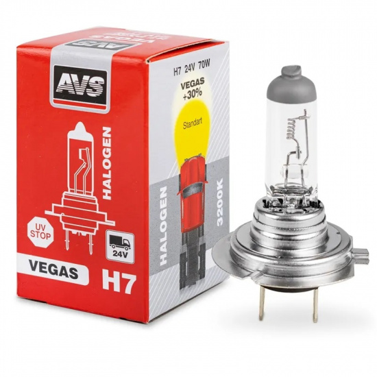 ЛАМПА галоген. AVS VEGAS H-7 12V 55W * 4627103781436 - 1