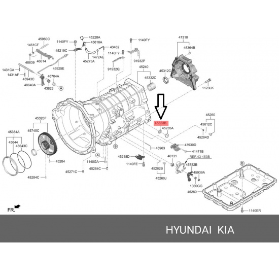 Прокладка-Кольцо сливной пробки D18x24x1,5мм. ( Алюминий ) АКПП для Hyundai-KIA - 1