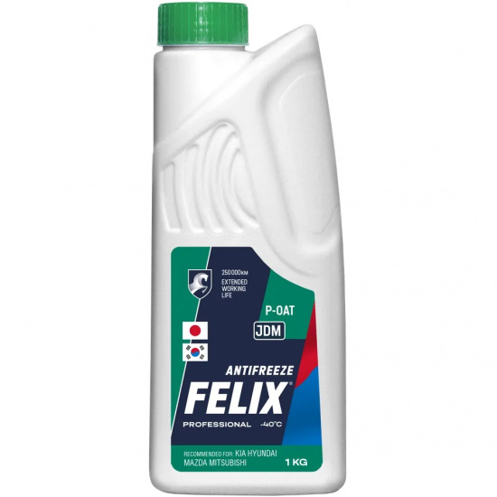 Антифриз Felix JDM G12++ готовый -40 зеленый 1 кг # Felix™ *  4606532014438 - 1