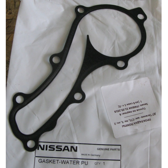 прокладка помпы/насоса водяного NISSAN ALMERA/PRIMERA 1.5/1.6/1.8 99> МЕТАЛЛИЧЕСКАЯ 510830-GMB - 1
